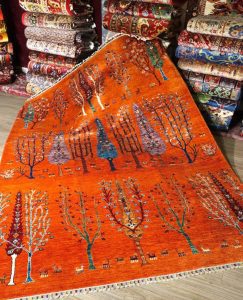 Iranian handwoven carpet