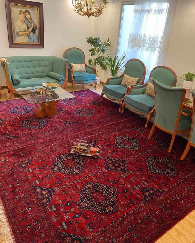 Iranian hand woven carpet