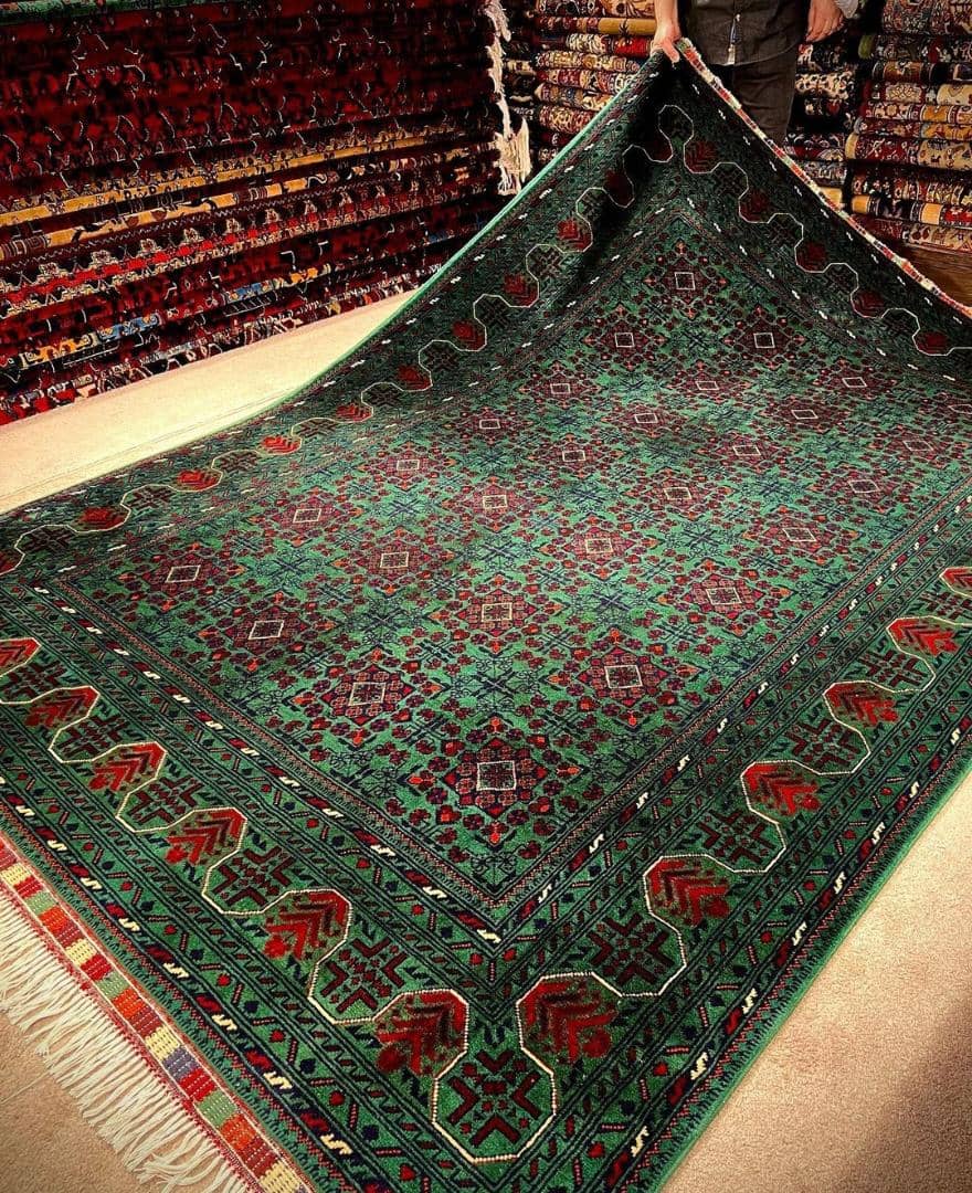 Handwoven kitchen carpet