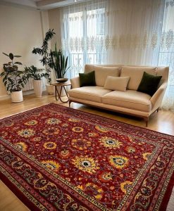 Handwoven carpet Cotton