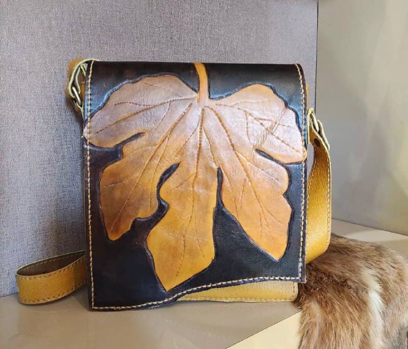 Leather bag sewing tutorial
