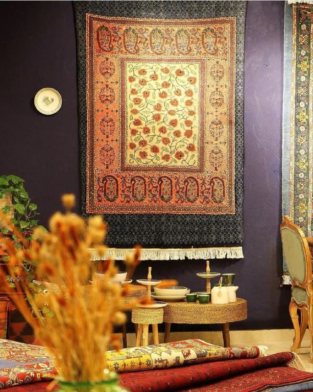Handwoven persian rug