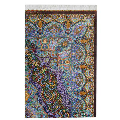iranian silk carpet price