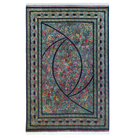iran silk carpet price