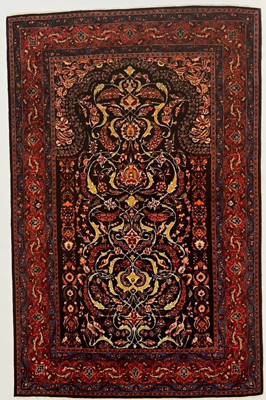 Handmade kashan rug