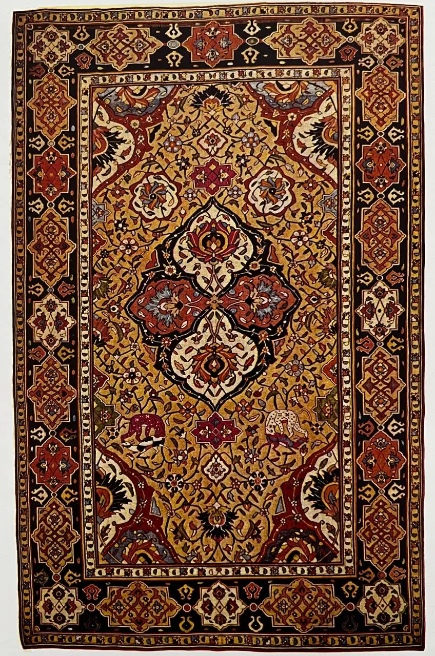 Kashan persian rug