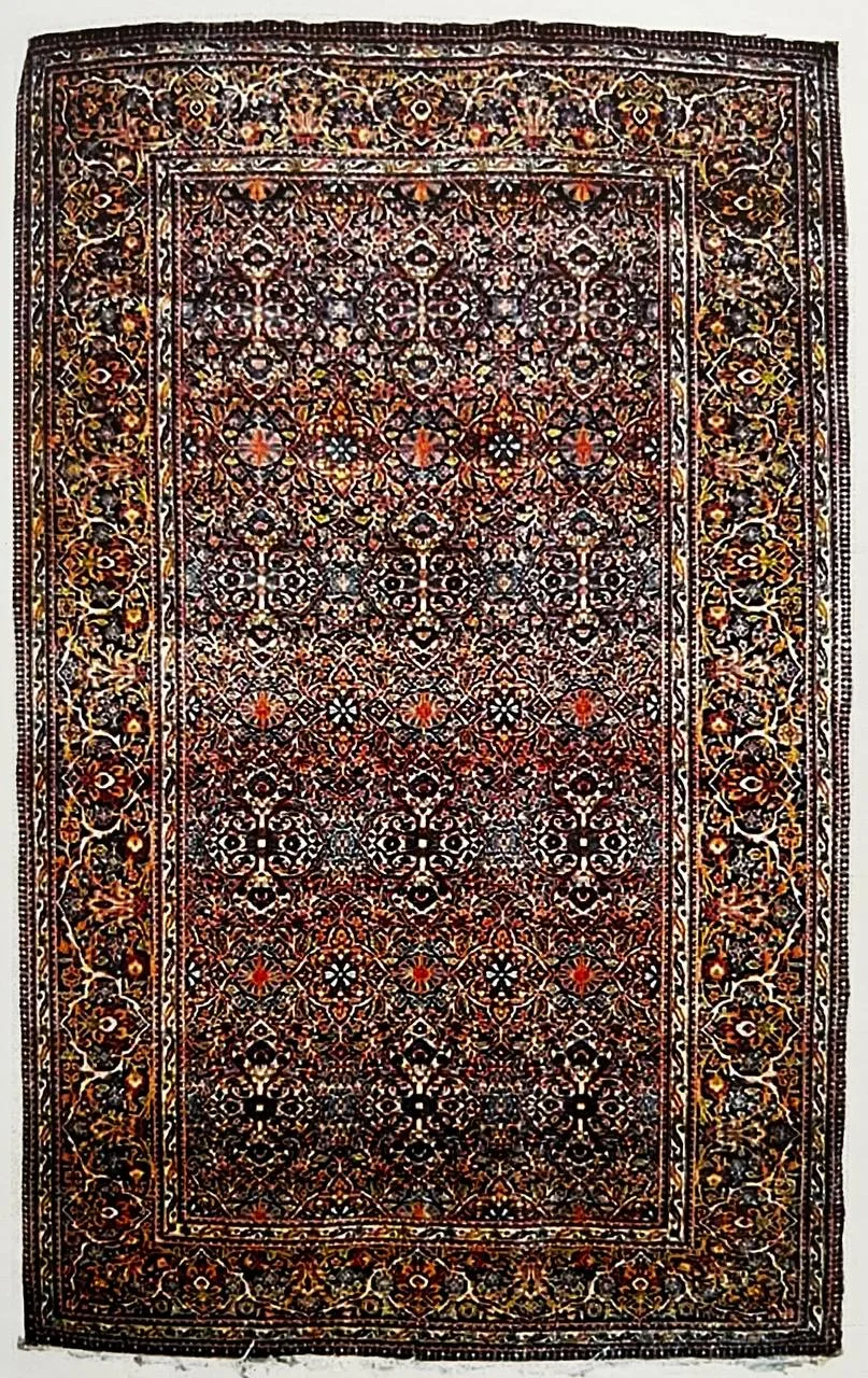 kashan persian carpet